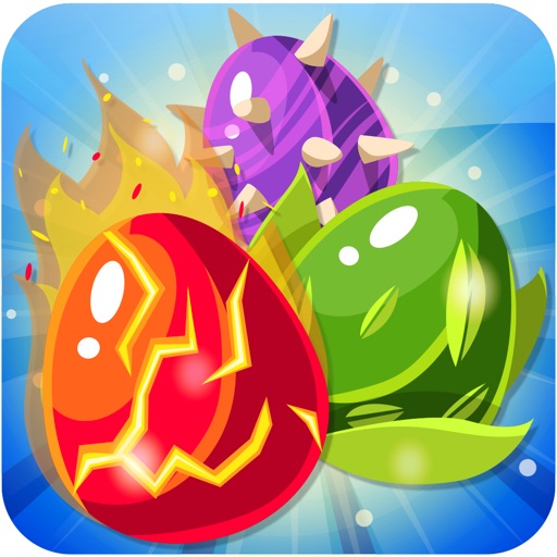 Monster Eggs Mania - The Adventure Free Match 3 Icon