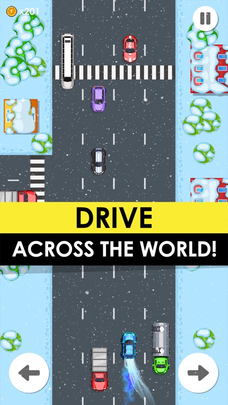 Drive Fast -  2d Retro Racing screenshot 3
