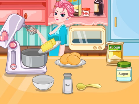 艾莎クッキー制作-料理の小さいゲーム大全のおすすめ画像1