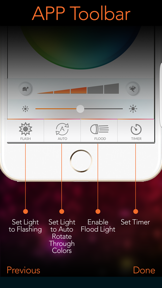 Night Stars Landscape Light Bluetooth Remote screenshot