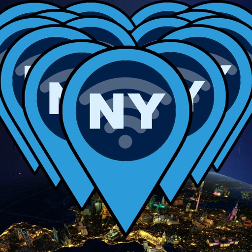 New York WiFi Pro - All Hotspots over NY city Icon