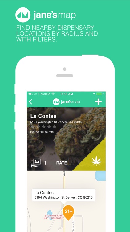 jane's map: find and rate cannabis dispensaries