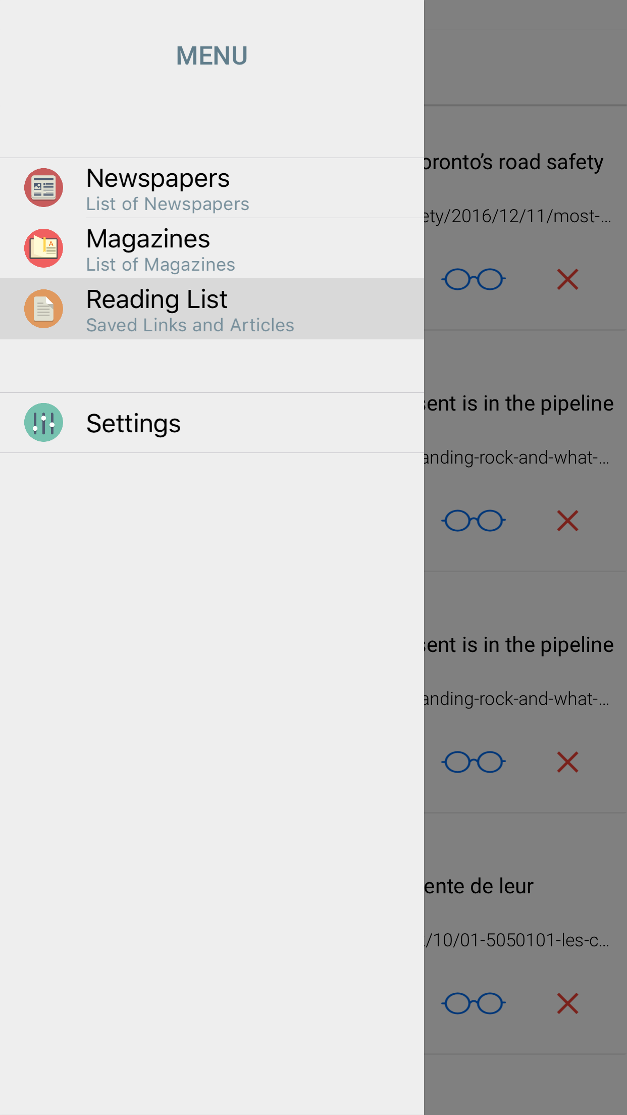 CANADIAN NEWSPAPERS and MAGAZINES screenshot 3