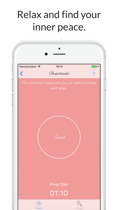 Screenshot #2 pour Pure Breath - Breathing Mindfulnes Exercises