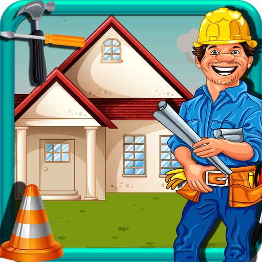 Little House Builder Kids Constructor Simulator 2D Icon