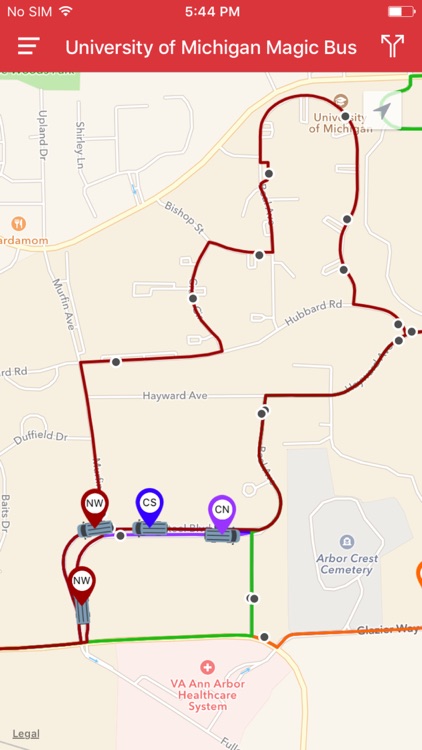 DoubleMap Bus Tracker screenshot-3