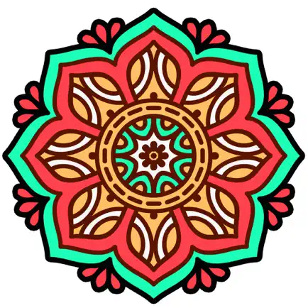 Mandala Coloring calm art therapy book for adults Cheats