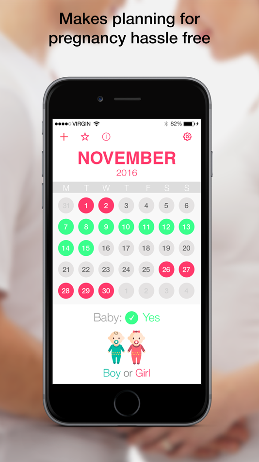 MaybeBaby fertility& pregnancy monthly calendar - 1.2.1 - (iOS)