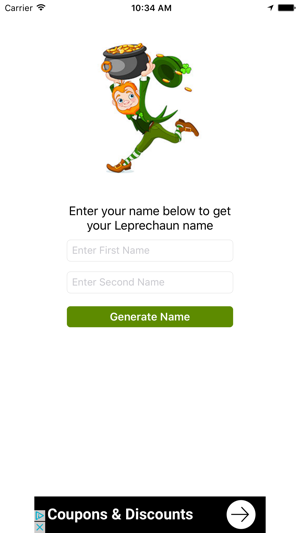 Leprechaun Name Generator