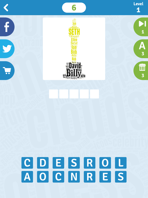 Screenshot #5 pour Wordables - The Word Cloud Guessing Game