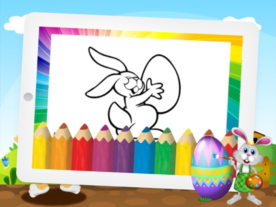 Screenshot #6 pour pâques eggstravaganza lapin coloration des gamins