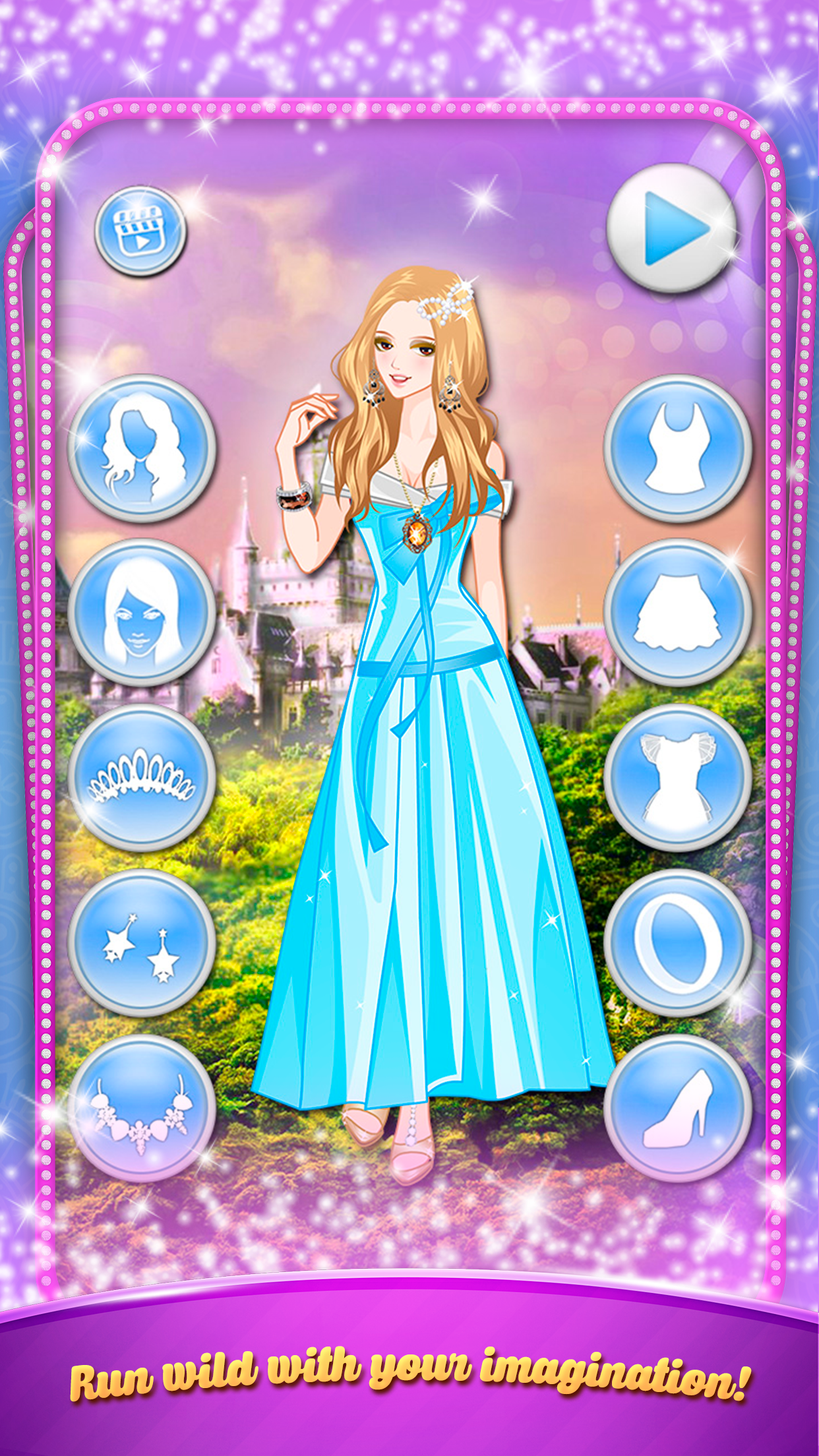 Magic Castle: Elves Dressup. Stylish princess