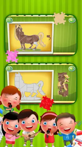 Game screenshot Zoo Animals Cartoon Shadow Shape Jigsaw Puzzles hack