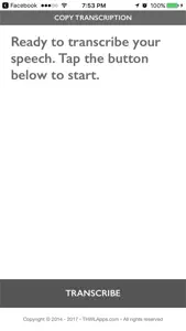 AI Transcriber screenshot #1 for iPhone