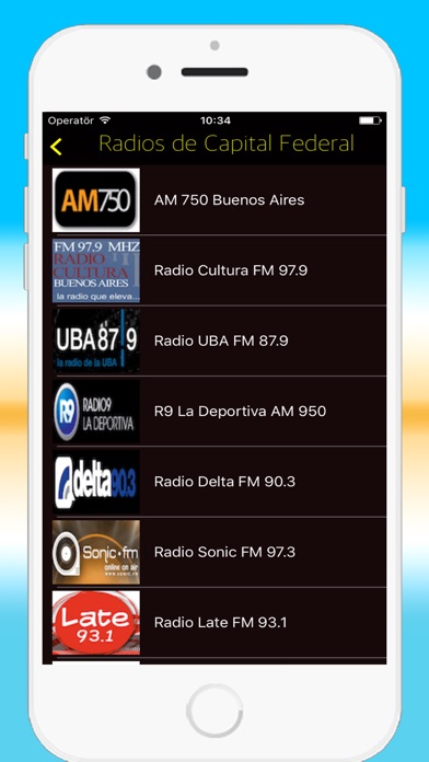 Screenshot 4 of Radio Argentine FM - Live Radios Stations Online App