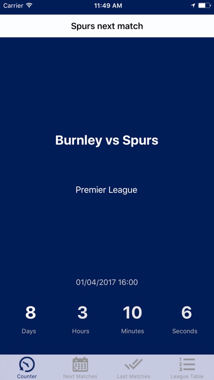 Spurs Next Match