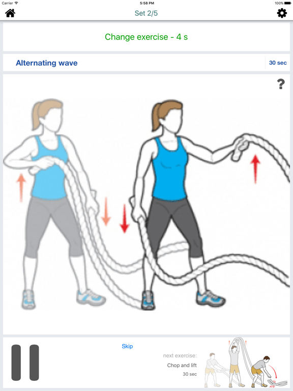 Screenshot #5 pour Battle Rope Challenge Workout
