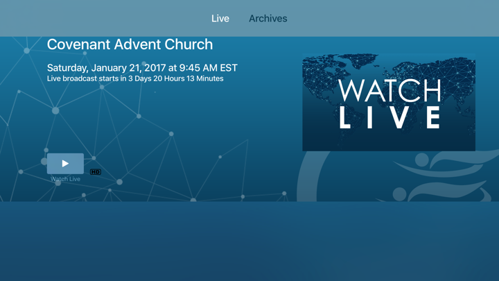 Screenshot #1 pour Covenant Advent Church