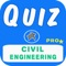 Civil Engineering Exam Quiz Pro app helps to prepare for your Civil Engineering Exam