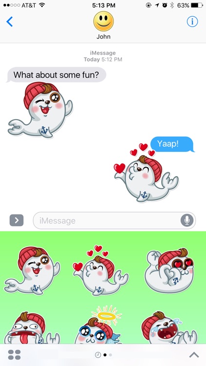 Super Little Seal Stickers