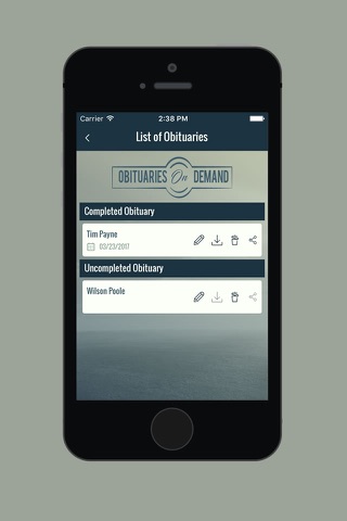 Obituaries on Demand screenshot 2
