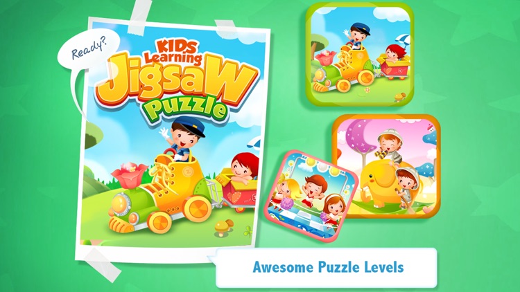 Kids Learning Jigsaw Puzzle