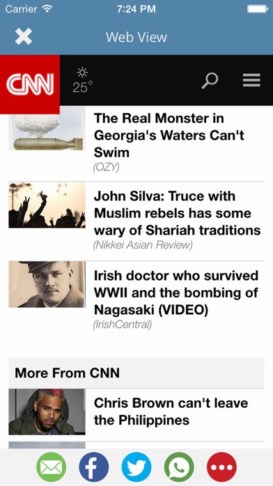 Screenshot #1 pour World News - Latest Headlines