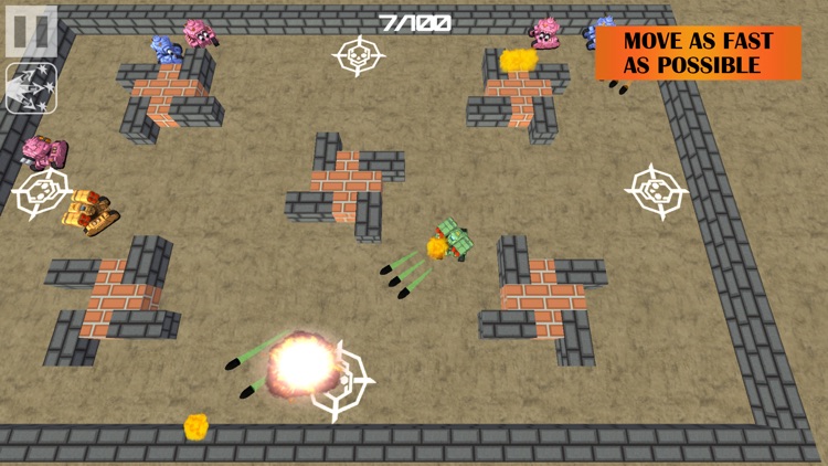 Crazzy Tank Battles - 3D Tank screenshot-3