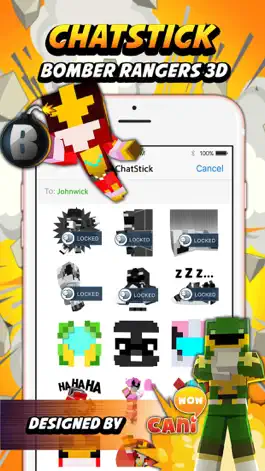 Game screenshot Bomber rangers 3D Stickers for iMessage mod apk