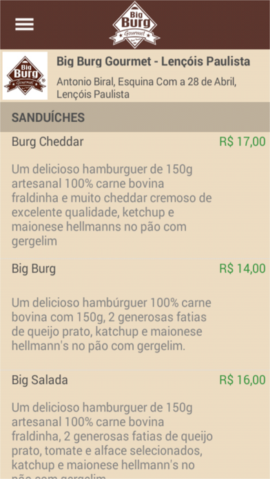 Screenshot #2 pour Big Burg Gourmet