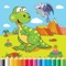 Dinosaur Farm Coloring Book - Activities for Kid