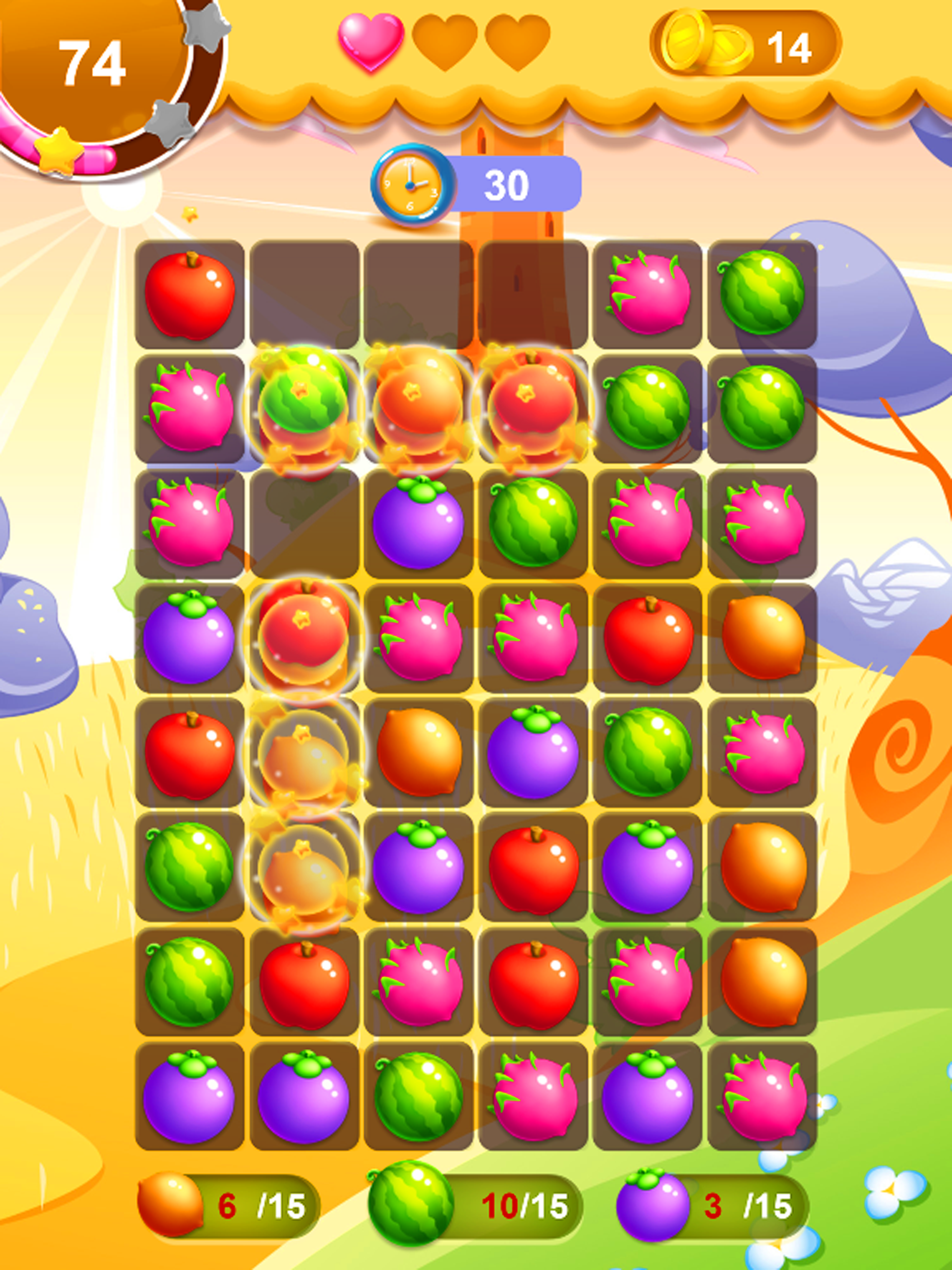 Juicy Fruit Match 3