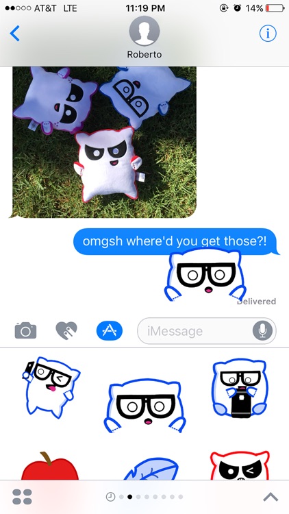 Pillow Fighters Stickers screenshot-3