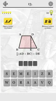 How to cancel & delete geometric shapes: triangle & circle geometry quiz 4