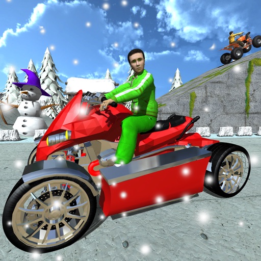 ATV Quad Bike Racing Stunts Party Icon