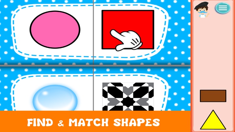 Shapes and colors smile to smart children playing screenshot-3