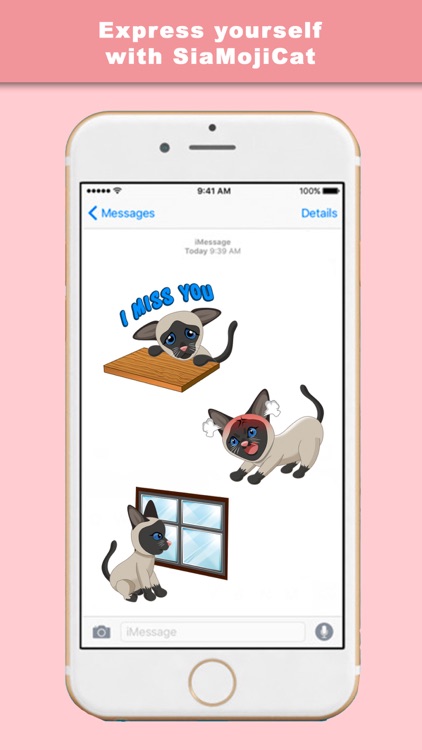 SiaMojiCat - Stickers & Keyboard for Siamese Cats screenshot-3