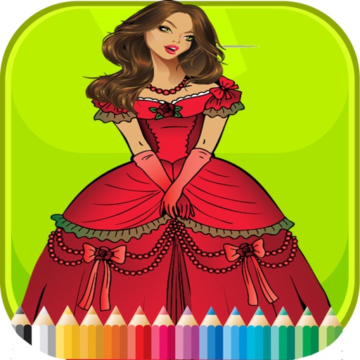 Princess Coloring Book - Activities for Kid Icon