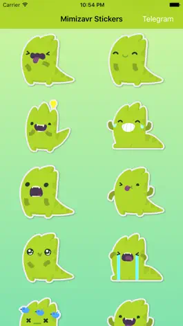 Game screenshot Mimizavr Stickers apk