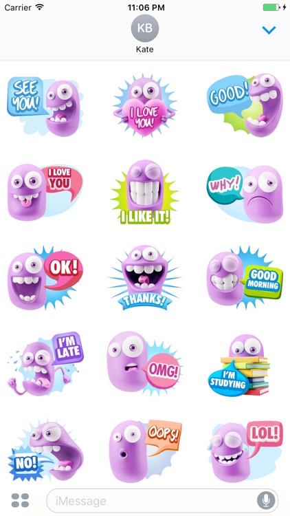 Woobie Sticker with Words