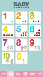 baby flash cards game learn alphabet numbers words iphone screenshot 2