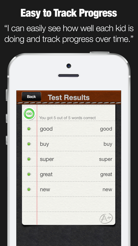 #4. A+ Spelling Test (iOS) 由: Innovative Mobile Apps