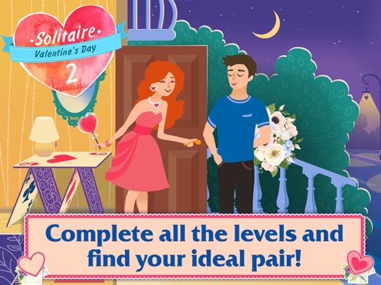 Screenshot #1 for Solitaire Valentine's Day 2 Free