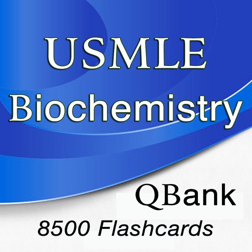 USMLE Biochemistry 8500 Flashcards & Exam Quiz icon