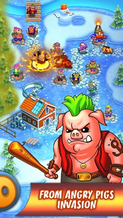 Screenshot #2 pour Hogs Wars (TD) - Tower Defense Wars