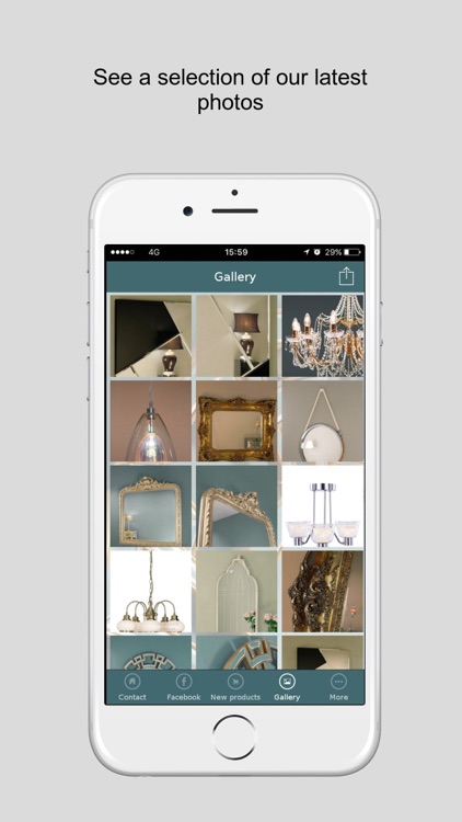 The Chandelier and Mirror