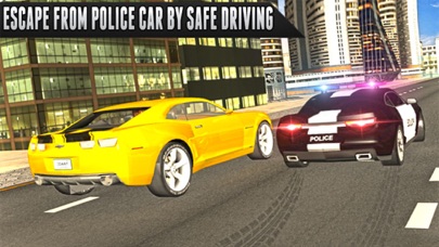 A Police Chase - Free Street Car Racing Game iPhone screenshot