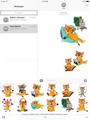darwin the fox sticker pack айпад изображения 3