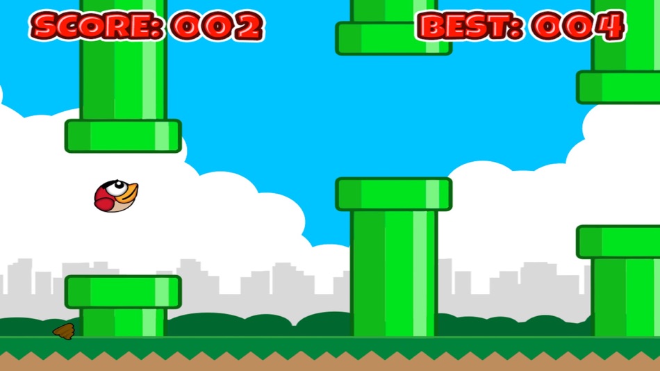 #2. Tiny Red Bird (iOS) 由: Giuseppe Calcagno