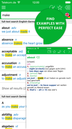 Dictionary German SCHOOL screenshot 2